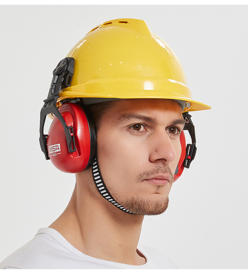梅思安sor14012安全帽防护耳罩隔音降噪静音耳机学生学习工作劳保
