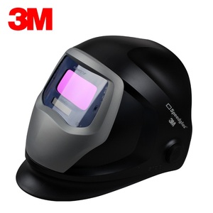 3M 9100X自动变光焊接面罩有边窗 电焊面罩防电弧光紫外线红外线热切割防护面罩