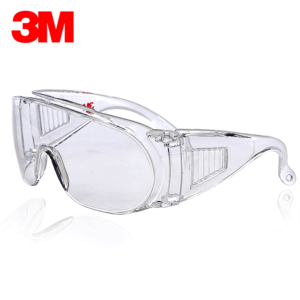 ★3M 1611HC访客用防护眼镜 防紫外线防尘防风沙防冲击化学剂护目镜