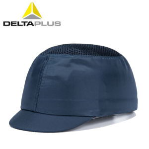 ★代尔塔102030-BM轻便布安全帽3CM短帽檐工厂夏季透气防护鸭舌棒球防撞
