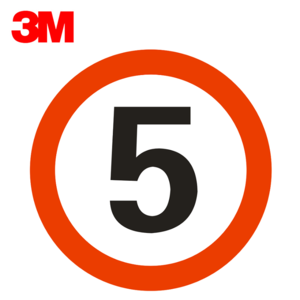 3M交通标志牌低速5KM行驶指示牌限限速警示牌反光牌地下车库诱导铝板牌定制